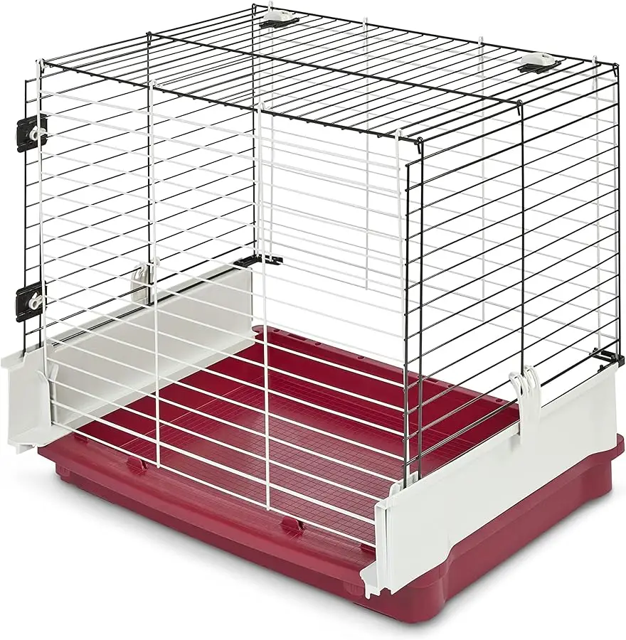 

Rabbit Cage Wire Extension | Extension Fits Midwest Models 158 & 158XL, 158WEX, Maroon/White (Wire Extension Only)