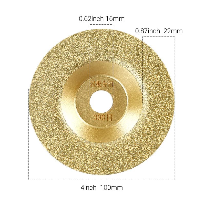 4 inch rock plate special bowl grinding ultra-fine sand tile marble chamfering ceramic tile glass trimming grinder industry tool