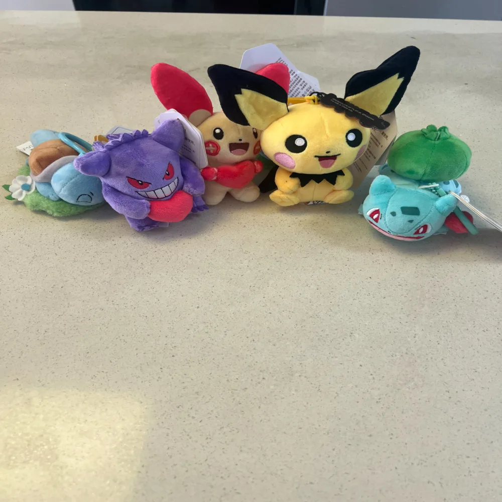 Pokemon Q Version Mimikyu Cos Sylveon Umbreon Eevee Plush Toys Keychains Snom‌‌ Pyukumuku‌‌ Zoroark Peluche Dolls Pendants Kids