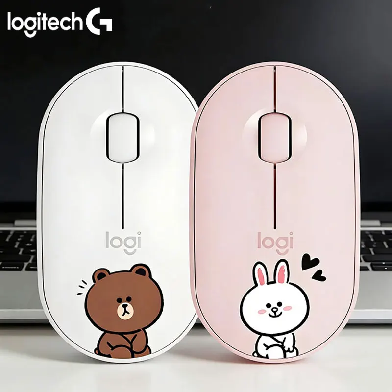 

LogitechPebble M350 A great travel item for esports enthusiasts! Portable gaming mouse, no pressure adapter for computer bag