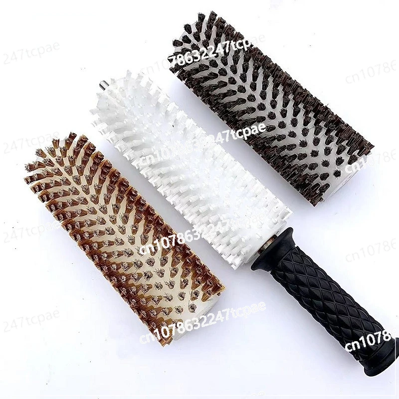 Three-in-one Set High-efficiency Roller Brush Ski Board Wax Removal Brush Maintenance Nylon Horse Hair Copper Wire Set