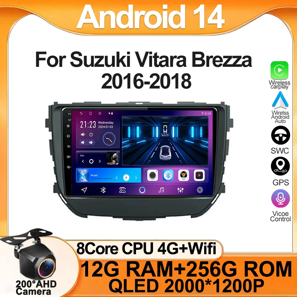 

Car Multimedia Video Player For Suzuki Vitara Brezza 2016-2018 Car Intelligent Systems GPS Navigation Intelligent Car Systems