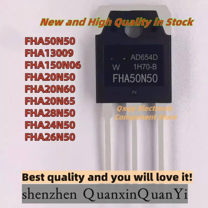 10pcs new FHA50N50 FHA13009 FHA150N06 FHA20N50 FHA20N60 FHA20N65 FHA28N50 FHA24N50 FHA26N50 High power MOSFET TO-3P