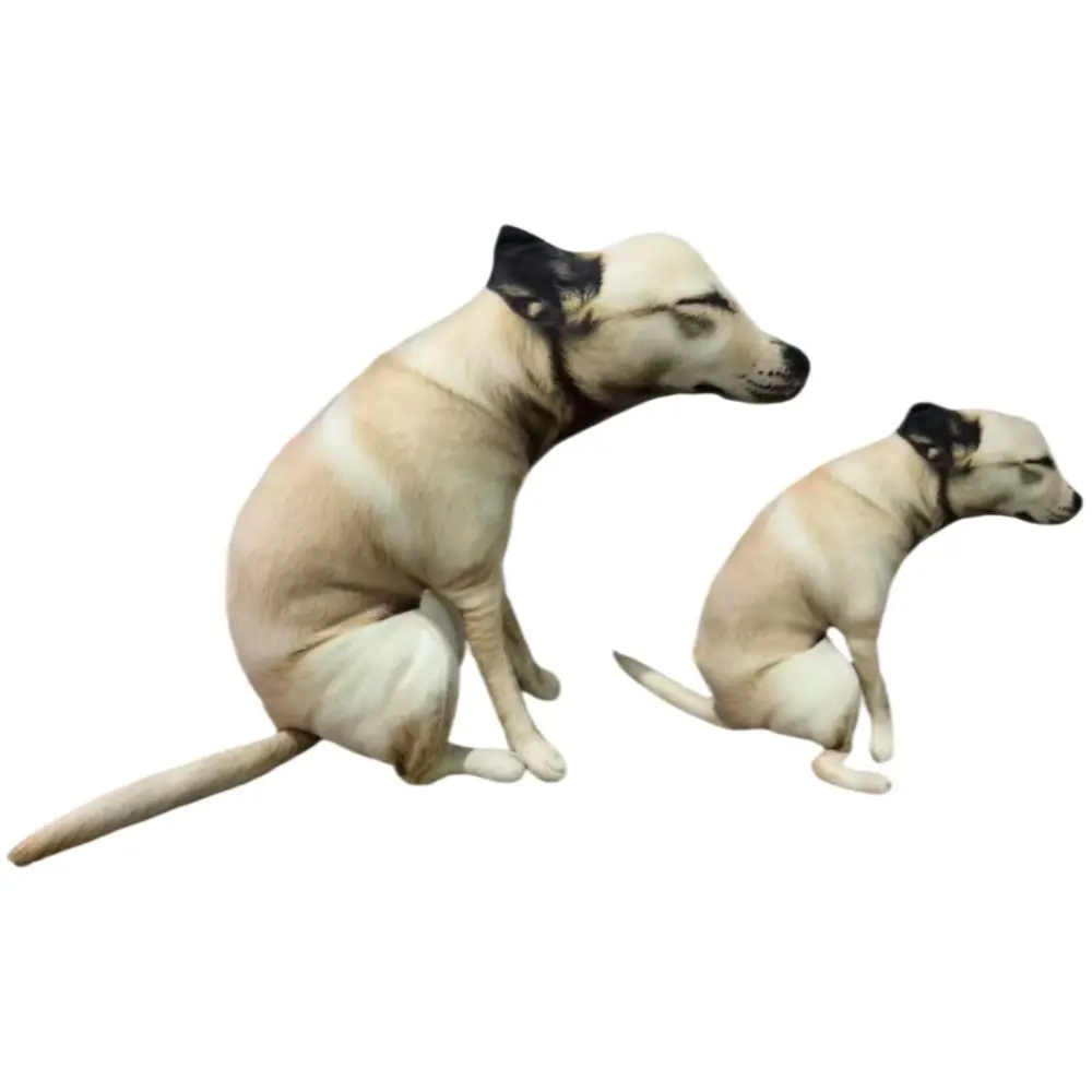 Novelty Realistic Dog Pillow Simulation Cushion Dog Stuffed Soft Cute Funny Abstract Animal Puppy Home Decor