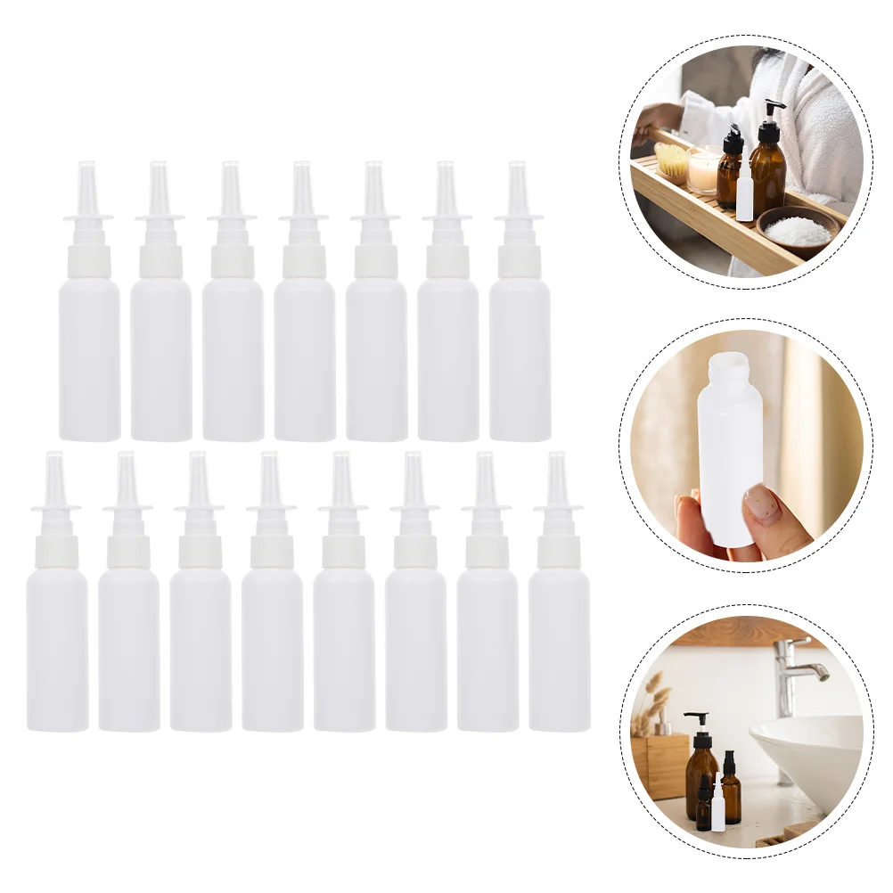 

15 Pcs Direct Spray Bottle Sub Outdoor Travel Toiletry Bottles Small Plastic Pe