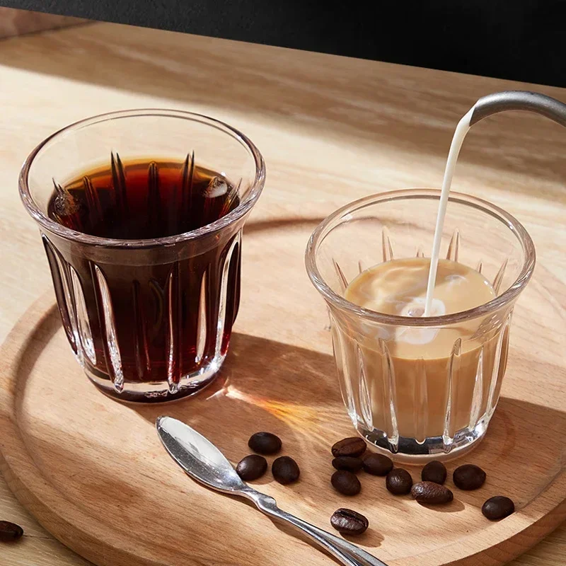 Heat Resistant Glass Cup Transparent Handheld Coffee Latte Cappuccino Mug Whiskey Tea Milk Beer Cocktail Cup for Bar Accessories