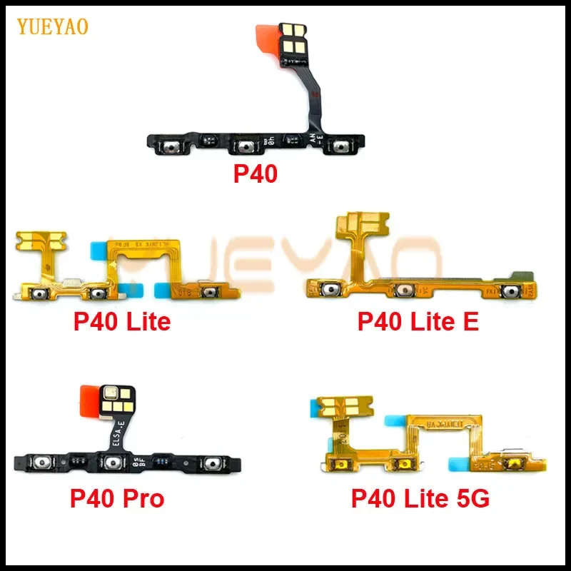 Power On Off Volume Up Down Button Key Flex Cable For huawei P9 P10 P20 P30 Lite Pro P40 Lite E P40 Lite G Plus Replacement Part