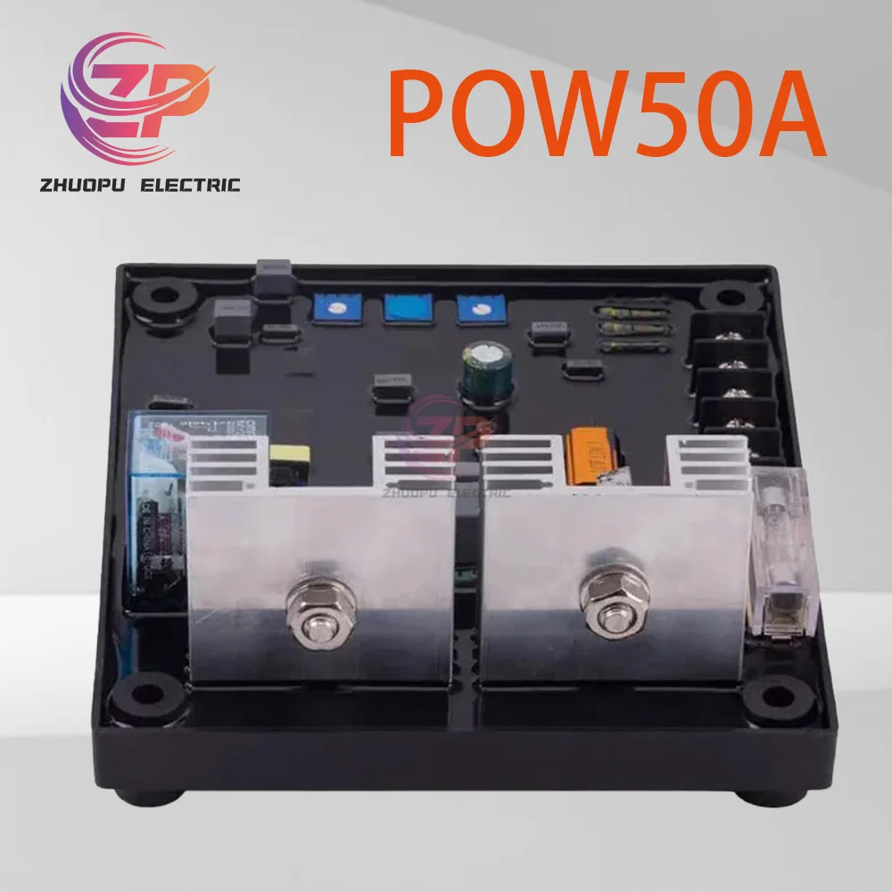 

Модуль автоматического регулятора напряжения AVR POW50A POW35A, плата стабилизатора напряжения для компонентов генераторной установки