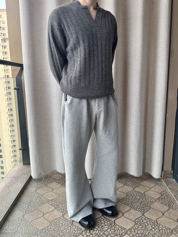 

Cleanfit American Retro Money Sle Men's And Women's Casual Pants Flared Texture Sensation Straight Leg Leisure West Pants