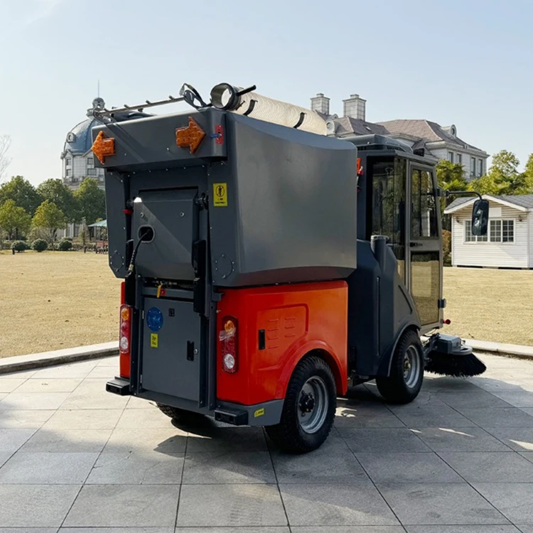 FS4000 New Ride on Vacuum Sweeper Automatic Floor Sweeper Industrial Road Sweeper
