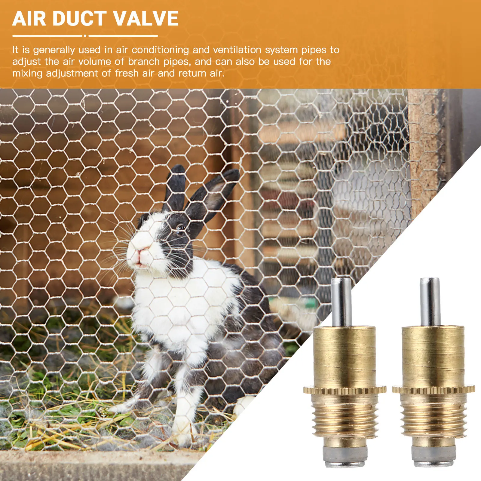 

20pcs Water Nipples Drinker Rabbit Automatic Waterer Thickened Copper Corrosion Resistant Leak Proof Easy Clean For Farm Animal