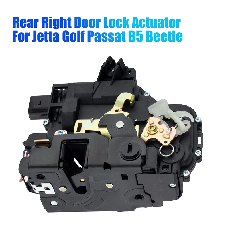 1 Piece Door Lock Actuator Rear Right Side New Door Lock Actuator For VW Jetta Golf Passat B5 Beetle 3B1839016A