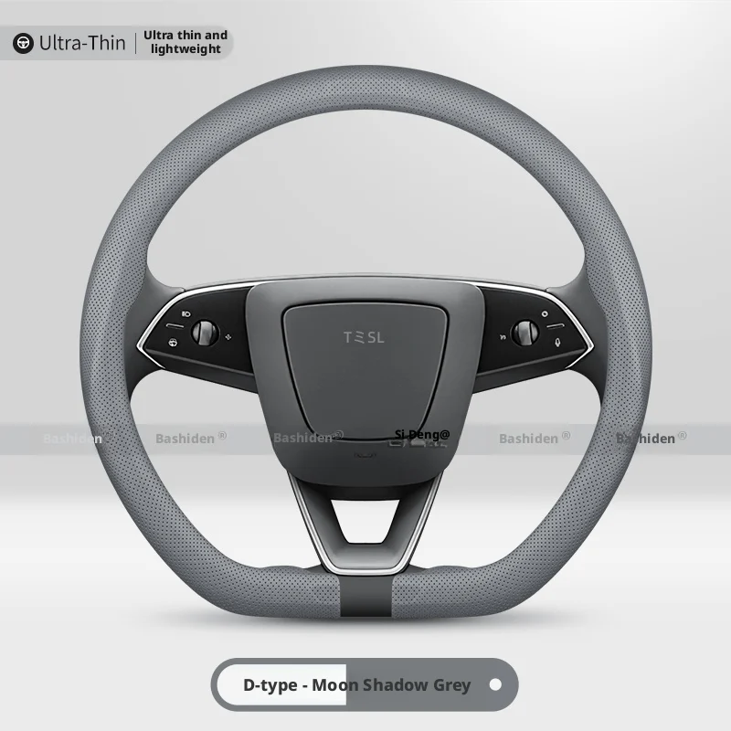 Lenkradbezug Rutschfest Atmungsaktiv Lenkrad-Zubehör für Tesla Model 3, Model X, Model S und Model Y (2019-2026)