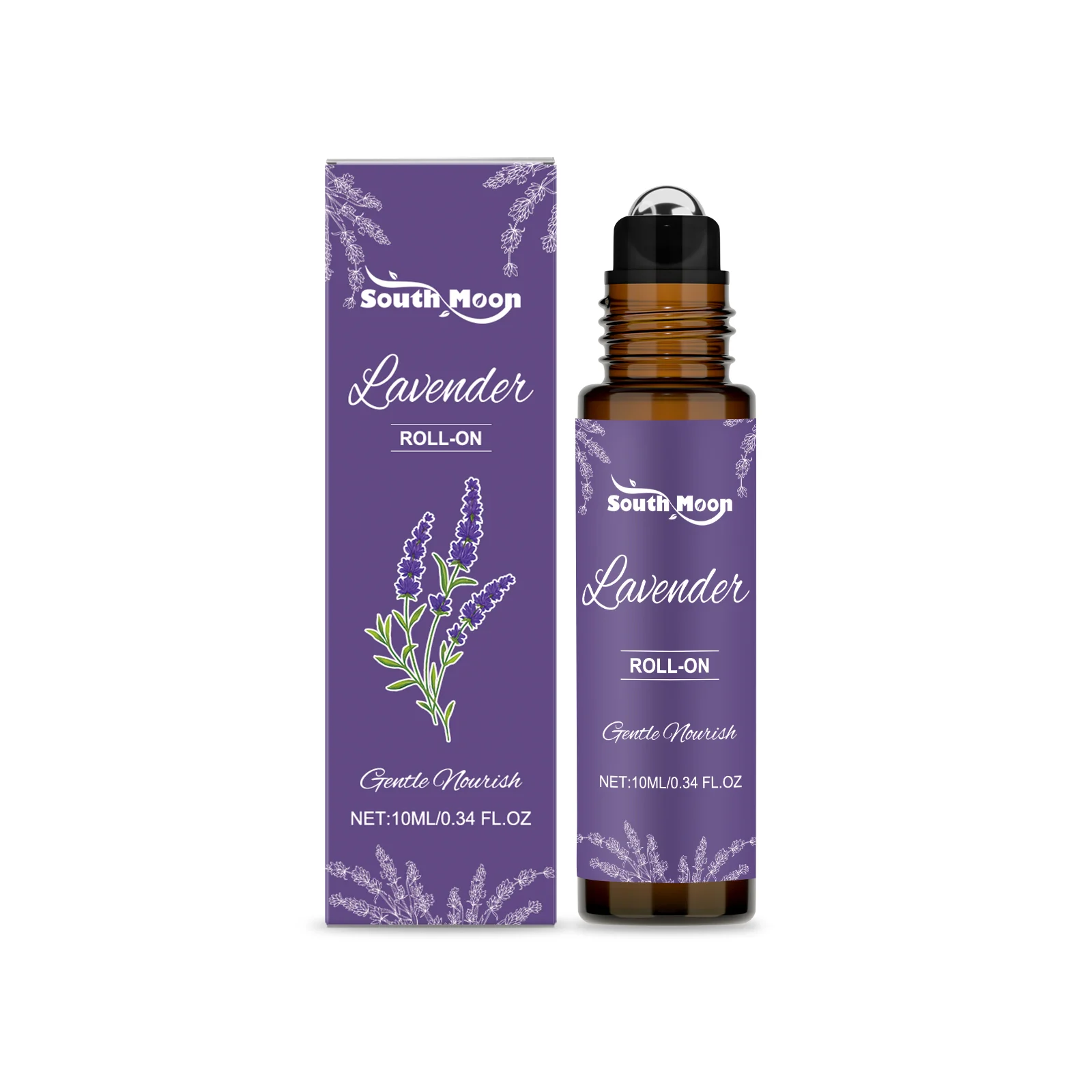 Lavender Scented Essential Oil Roller Ball Refreshing Portable Plant Body Care Fragrance Beads