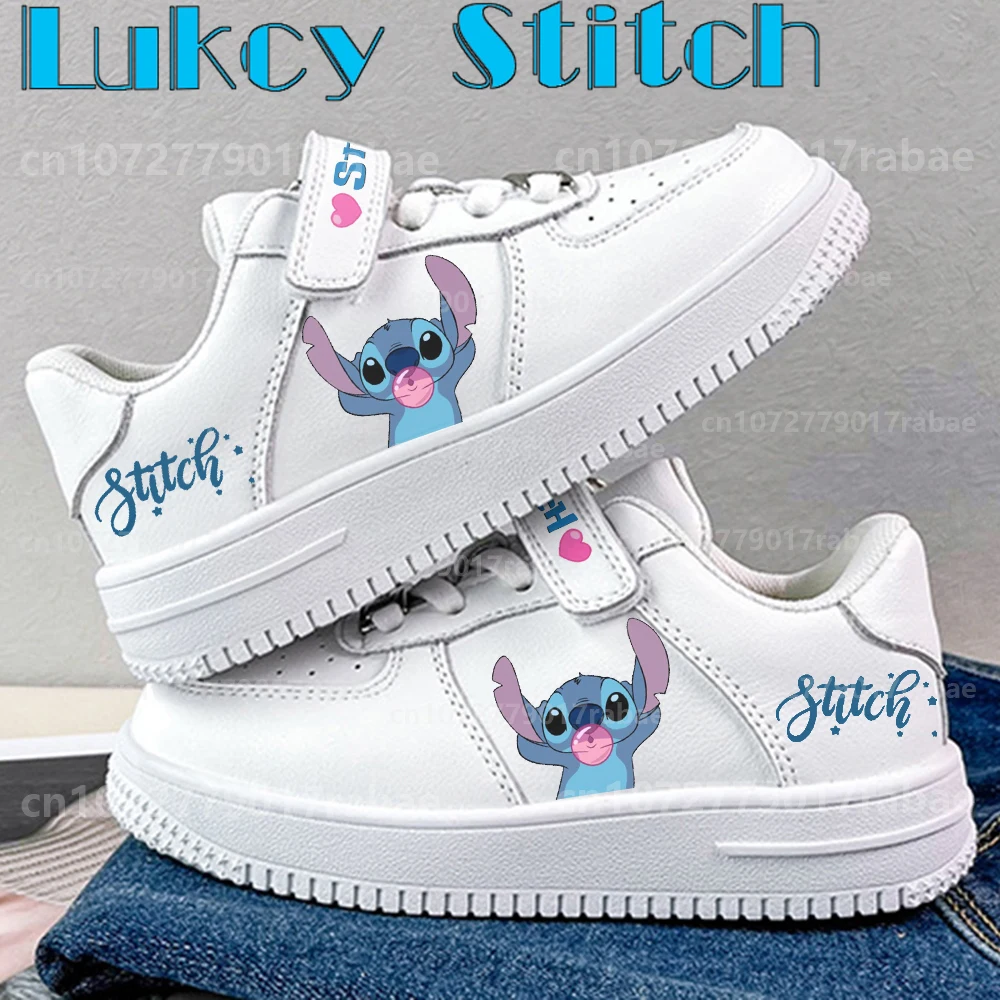 Stitch shoes sneakers per bambini studente Casual basket Kid Sneakers ragazze ragazzi che corrono scarpe sportive di moda regalo