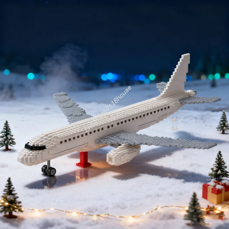 

3715 шт. MOC Airbus City Airport Model строительные блоки архитектура сборка DIY творческая идея игрушка детский рождественский подарок на день рождения