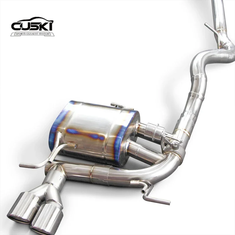 High Performance Cat back exhaust pipe for BMW E90 E92 320i 318i 325i 2007-2012 titanium alloy Exhaust auto parts