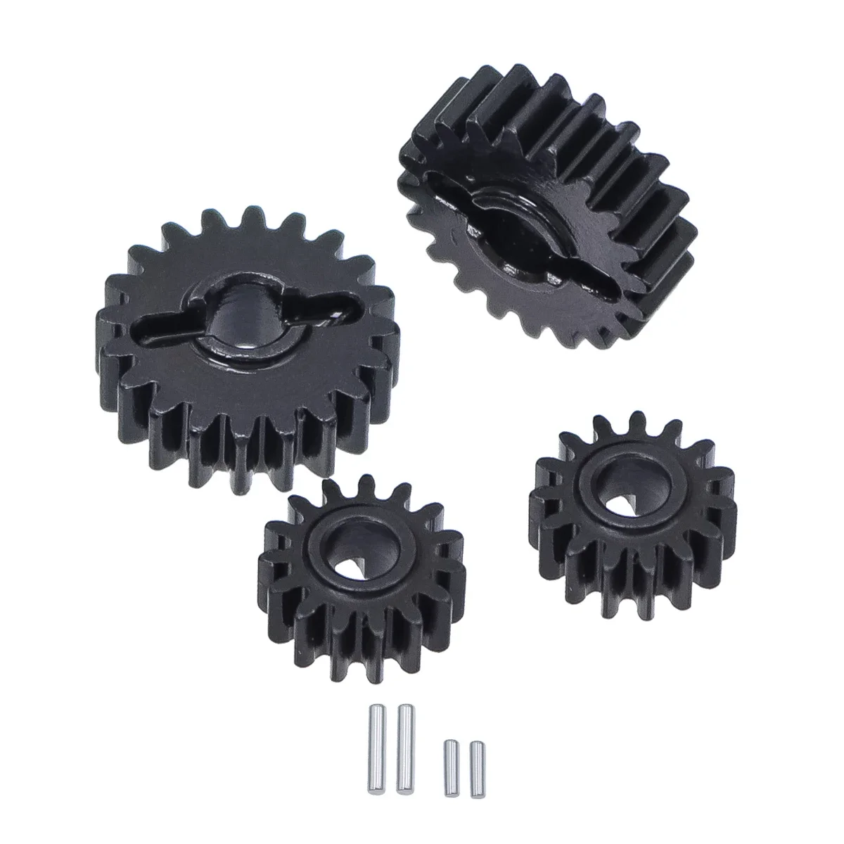 FCX24 15T/20T Metal Steel Portal Axle Gear Set Steel Gears For 1/24 FMS FCX-24 Xiaoqi RC Crawler Car Replacement Upgrade Parts
