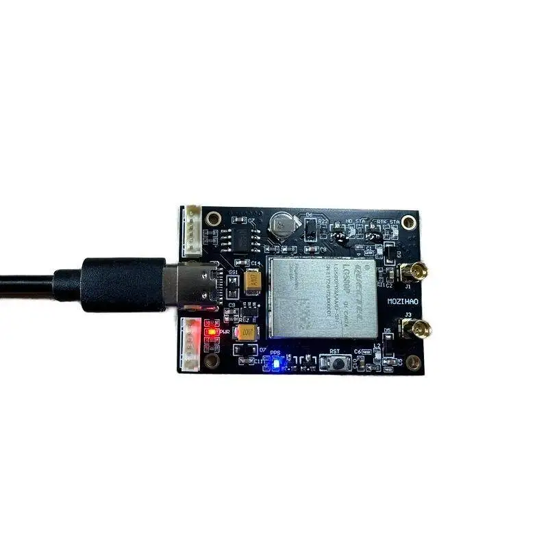 

Quectel LG580P RTK GNSS Module Dual-Antenna High Precision RTK+Heading LG580P03AAMD USB Type C Board