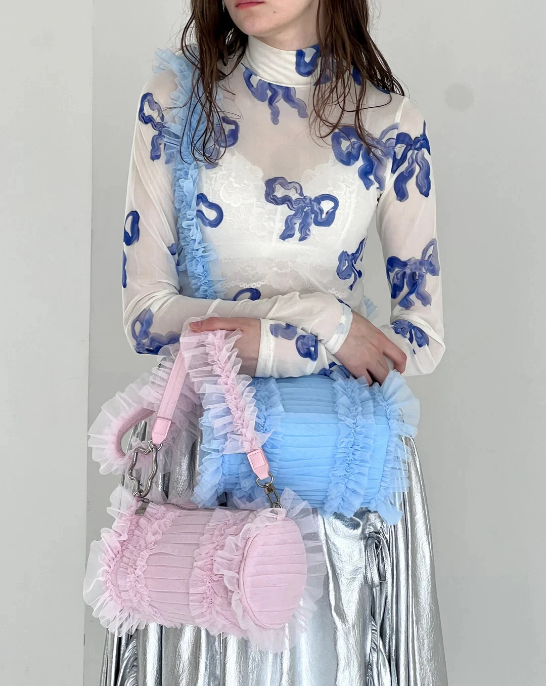 Estilo japonês floral impressão doce bottom topos outono novo 2025 feminino fino-ajuste fino manga longa topos camiseta pulôver mujer