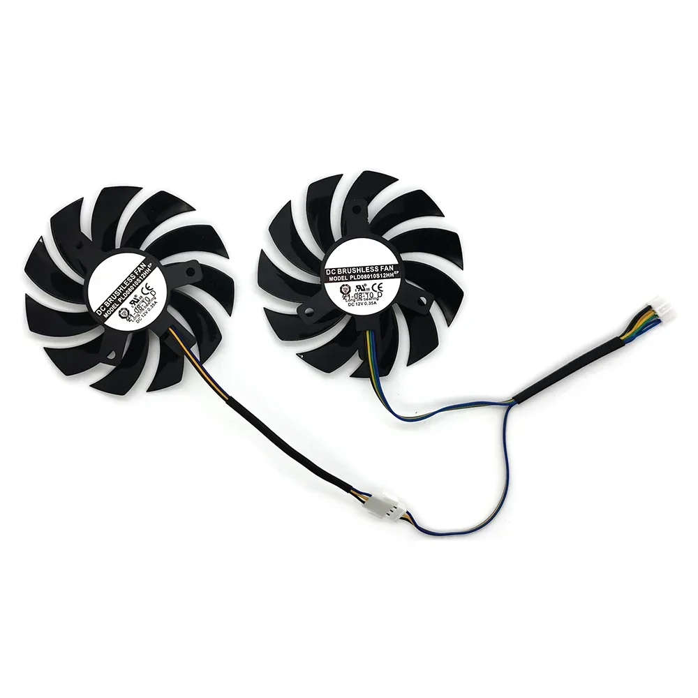 NEW 75mm 0.35A 4pin PLD08010S12HH GTX770 GPU Cooler for MSI Geforce GTX465/460 GTX770 Cooling Fan