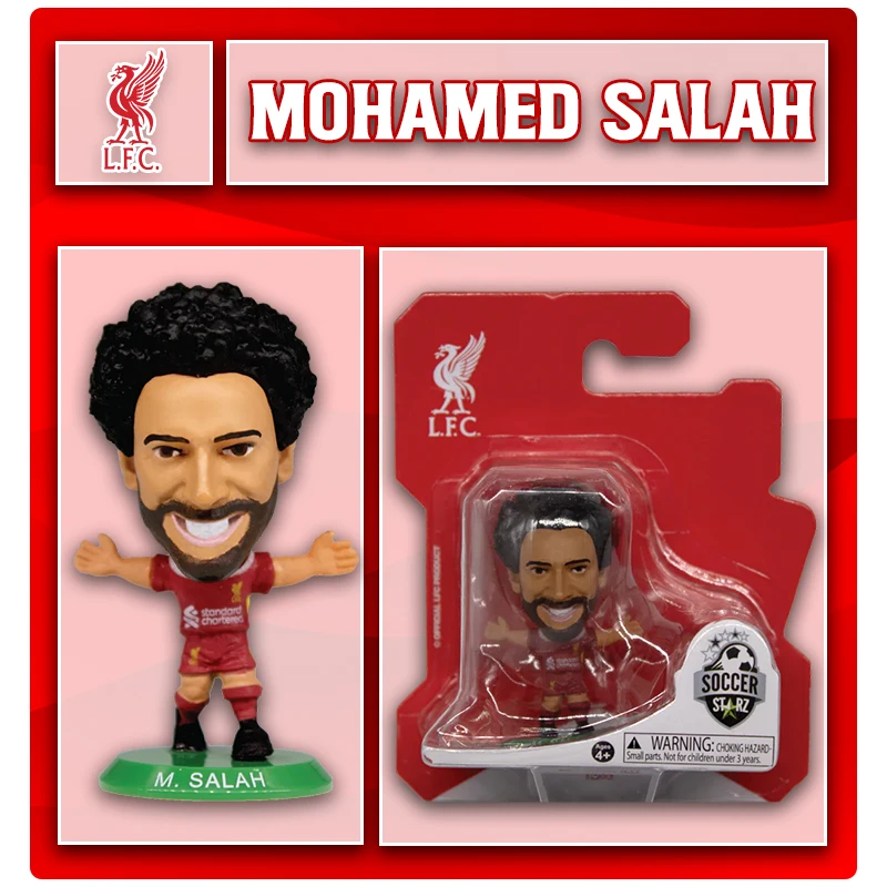 Oficial Liverpool F.C. SoccerStarz-figuras de fútbol de 5cm, kit de 2024-25, modelo de regalo