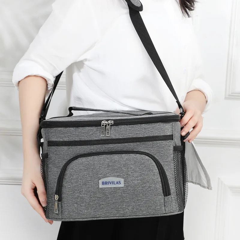 Portable picnic cooler bag for car usePEVAHeat-sealed, leak-proof, insulated shoulder bag