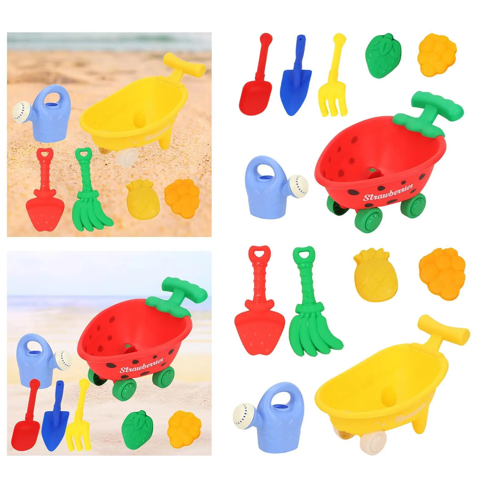 ของเล่นทรายชายหาดสำหรับเด็ก ของขวัญวันเกิดแบบพกพา ของเล่นริมทะเลน้ำหนักเบา ของเล่นเล่นสมมติสำหรับสวนสาธารณะ ชายหาด สนามหลังบ้าน กลางแจ้ง สำหรับเด็ก