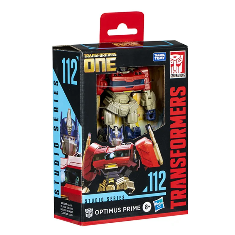 Hasbro Studio Series SS112 Transformers One Optimus Prime 12Cm Deluxe Class Oryginalna figurka akcji Model Zabawka Kolekcja prezentów