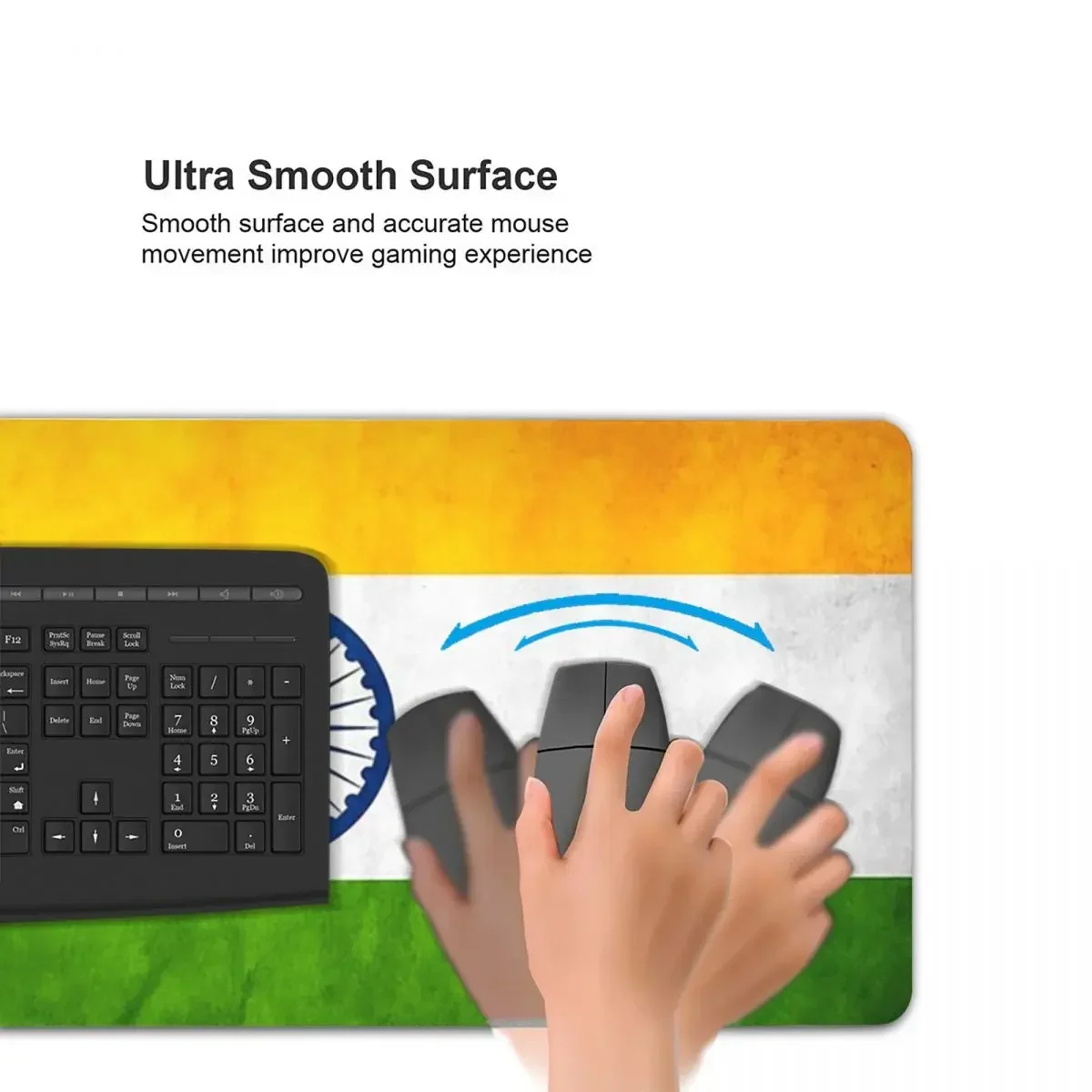 Índia bandeira indiana bandeira nacional da índia grande mouse pad computador teclado mouse tapete de jogos pc portátil mesa tapete de mesa de escritório