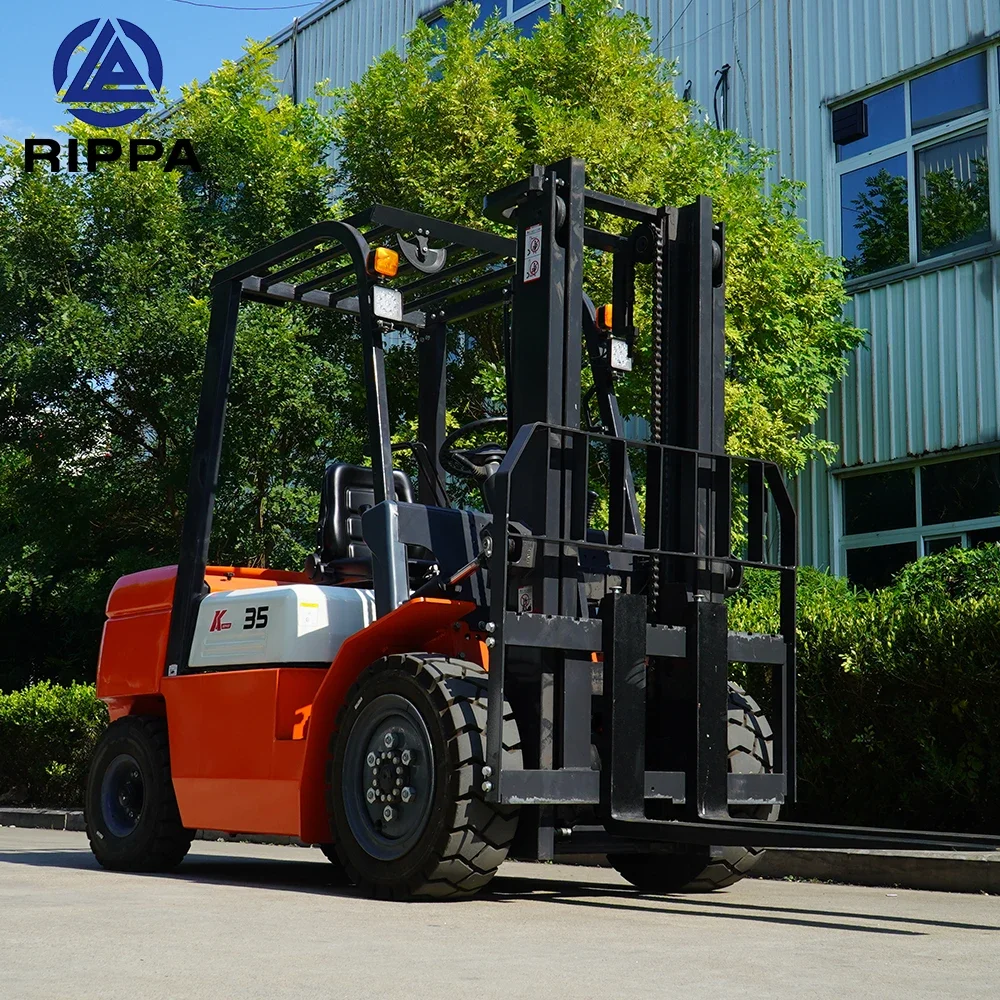 Farm Diesel Forklifts Aisle Diesel Telescopic Battery Forklift New Hydraulic Stacker Terrain Forklift For Sale