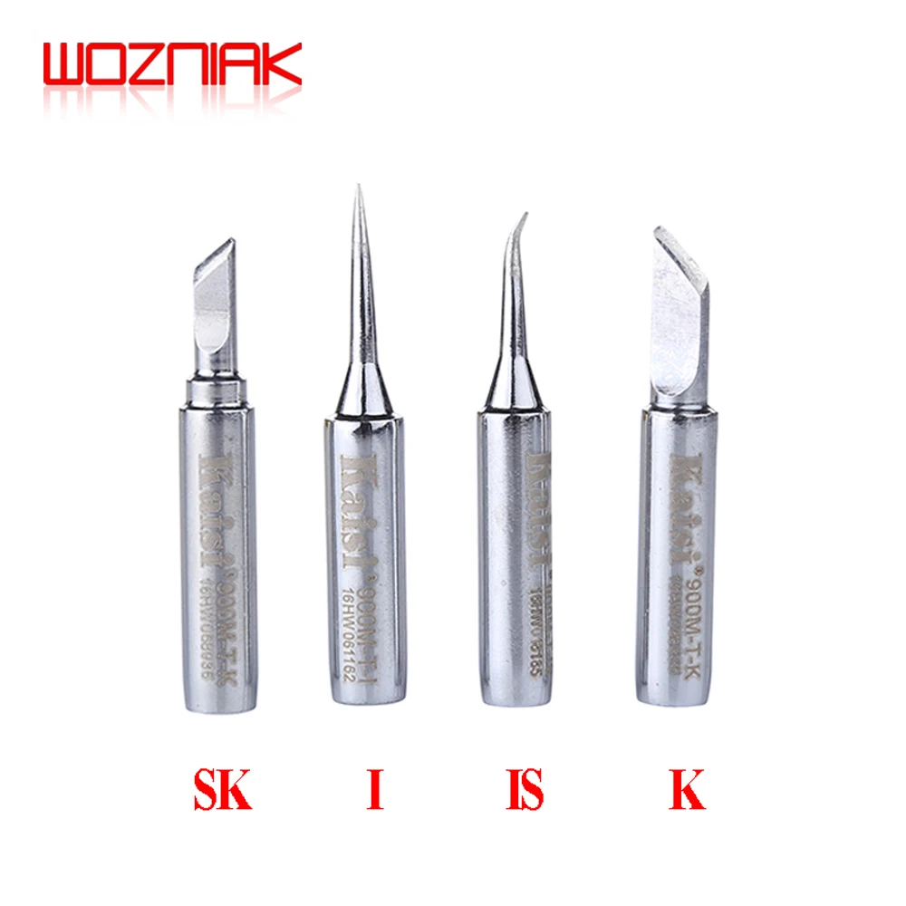 Kaisi Lead-Free Soldering Iron Tip 900M-T-K 900M-T-I Welding Sting Solder Iron Tips for BGA Rework Soldering Station Tools