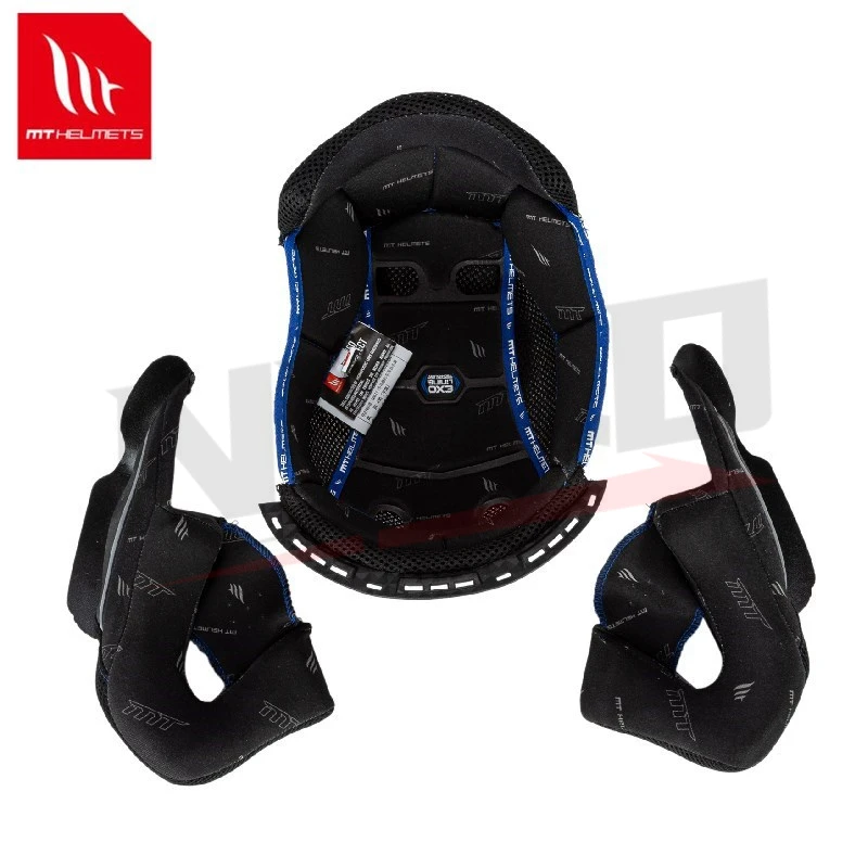 MT Thunder 3 JET Bantalan Telinga Liner Helm Aksesori MT Asli Lapisan Pengganti dan Bantalan Telinga Cascos Para Moto