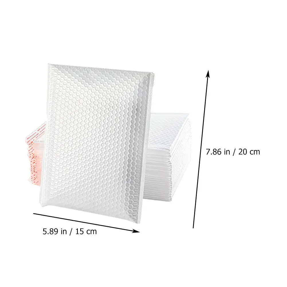 50Pcs Professional Bubble Envelopes Secure Adhesive Package Bags Perfect for Long Distance Shipping and Gift Packaging
