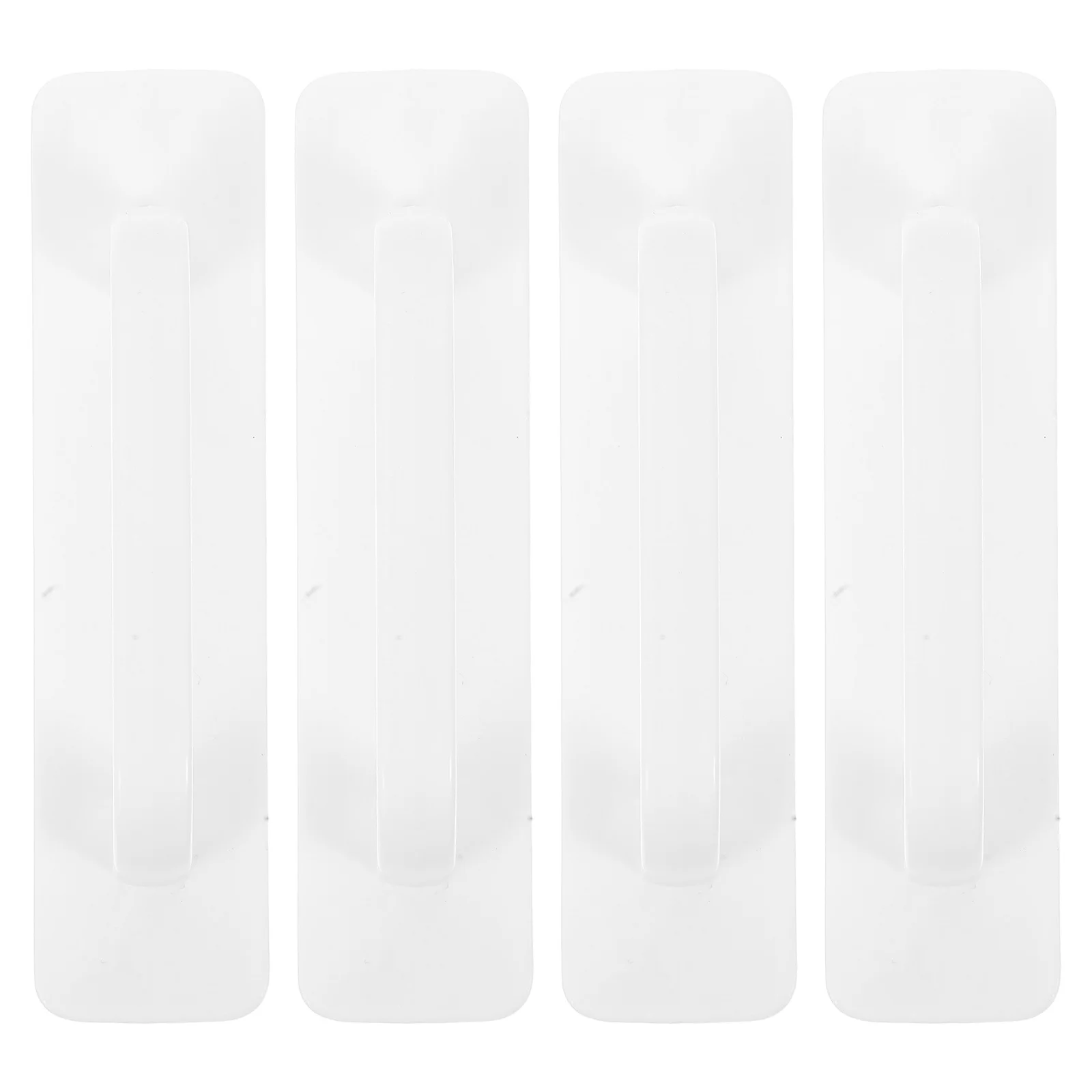 

4 pcs Self Adhesive Cabinet Handles Peel Stick Drawer Pulls No Drill For Kitchen Bathroom Closet Furniture Protection Removable