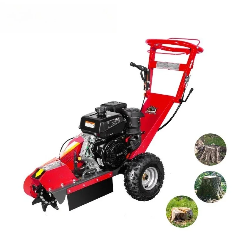 Outdoor stump mill, handheld lightweight for handling tree branches for gardens