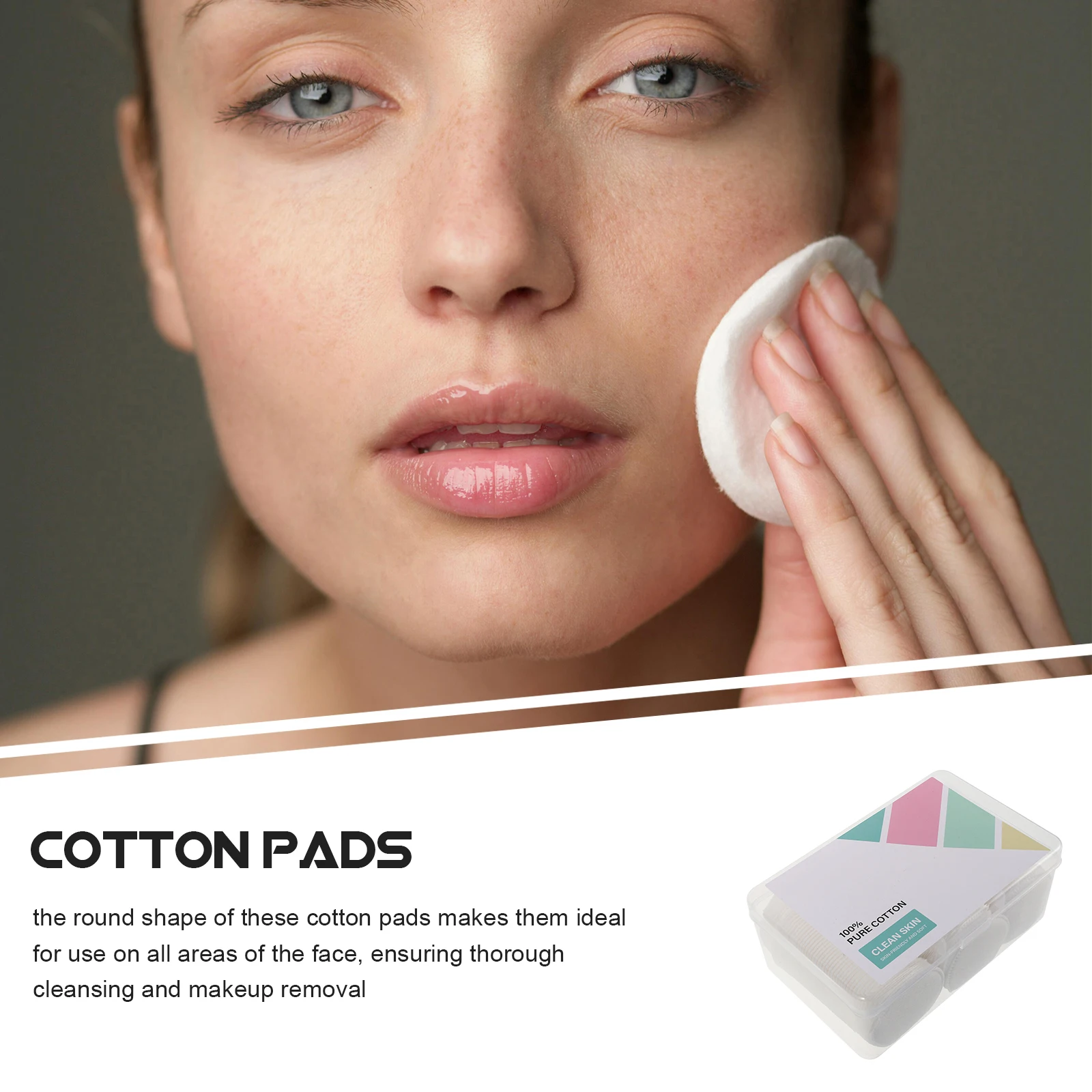 Drielaags wegwerp wattenschijfjes rond zacht make-up verwijderen gezichtsreiniging huidvriendelijk voor vrouwen salongebruik thuisgebruik