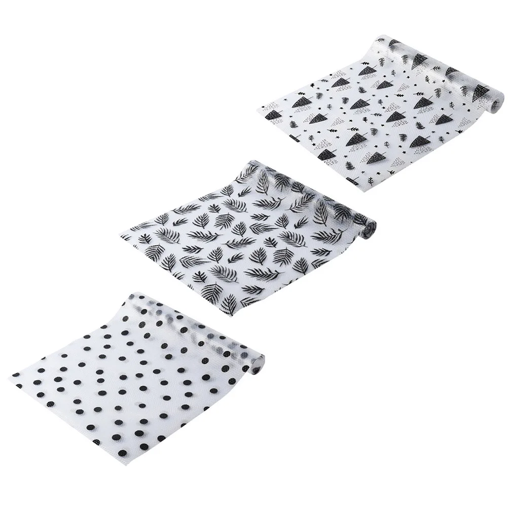 

3 Pcs EVA Drawer Shelf Fridge Liners Dripping Water Mats Kitchen Cabinet Refrigerator Pad Waterproof Dust Proof Oil Proof Easy