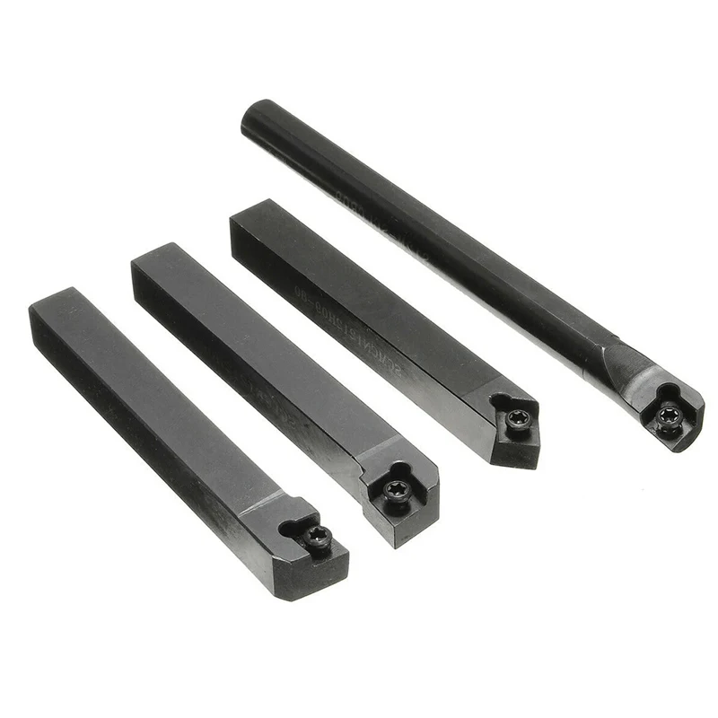 Draaibank Draaien Gereedschaphouder Set Machine Gereedschap T15 Wrench Carbide Insert Kit 10X CCMT09T304 S12M-SCLCR09 + 1212H09 + Sclcl + SCMCN1212H09