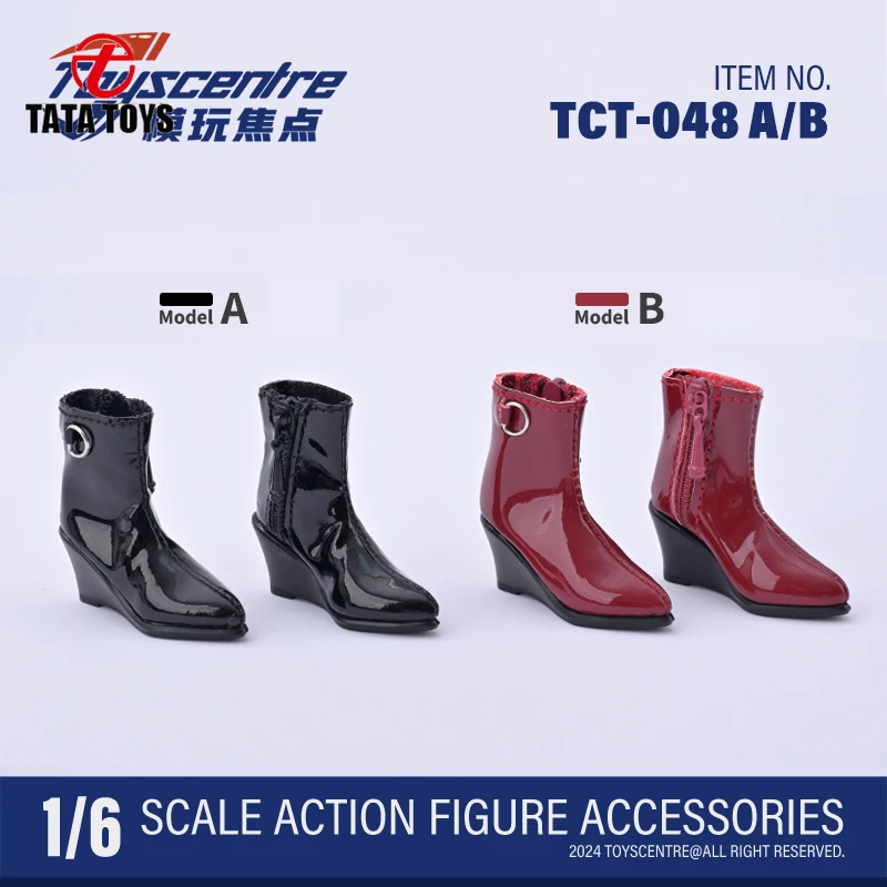 

TCT-048 1/6 Female Shiny High Heels Boots Model Fit 12'' Soldier Action Figure Body