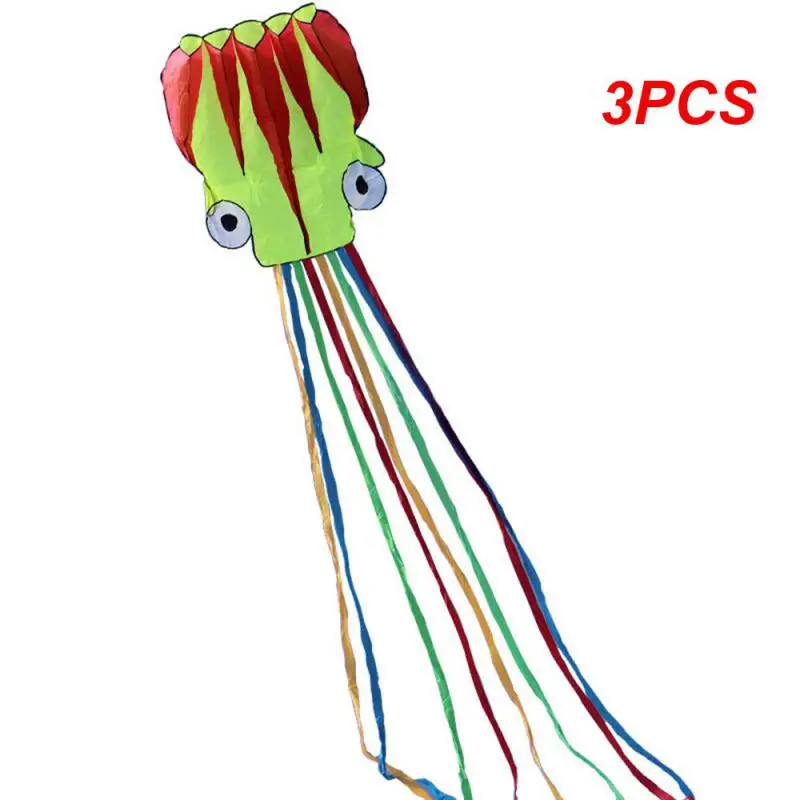 3PCS Colorful Easy To Fly Line Board 100g Hit Of The Season Long Tail Colorful Kite With Long Tail Outdoor Activities