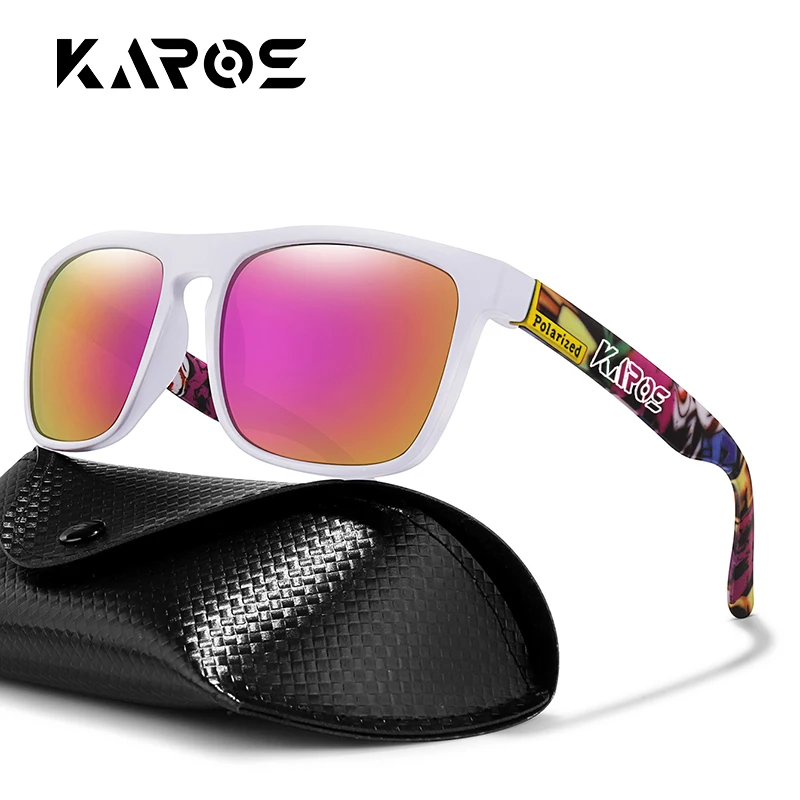 

Karos Polarized Cycling Sunglasses UV Protection Windproof Glasses For Men Women Road Riding Bike Sport Glasses Fishing Eyewear