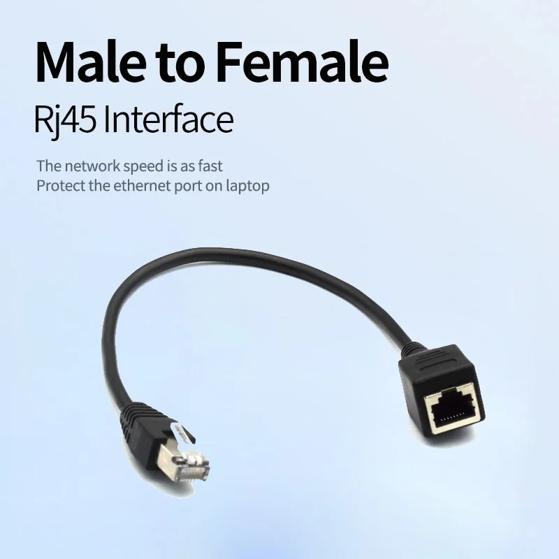 Cat 5E RJ45 Network Extension Cable Male/Female To Female Twisted Pair Ethernet Extender Connector Gigabit Adapter For PC Gamer