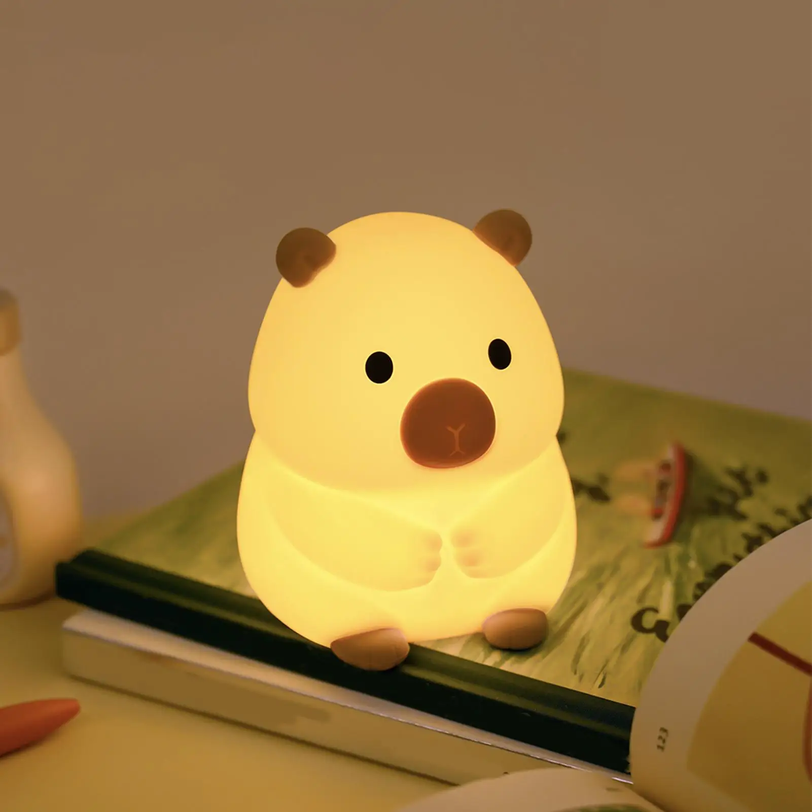 子供用ナイトライト-動物の形をした調光可能なナイトライト-タイマー付き-かわいいナイトスタンドランプ-子供-男の子-大人-寝室-寮用