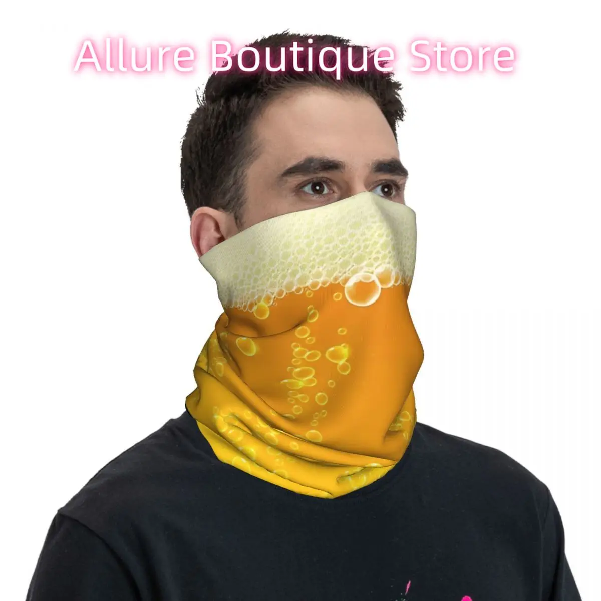 البيرة (3) عقال الرقبة أدفأ الرجال التزلج الجري وشاح أنبوبي الطبية ممرضة الوجه باندانا الجراب #4