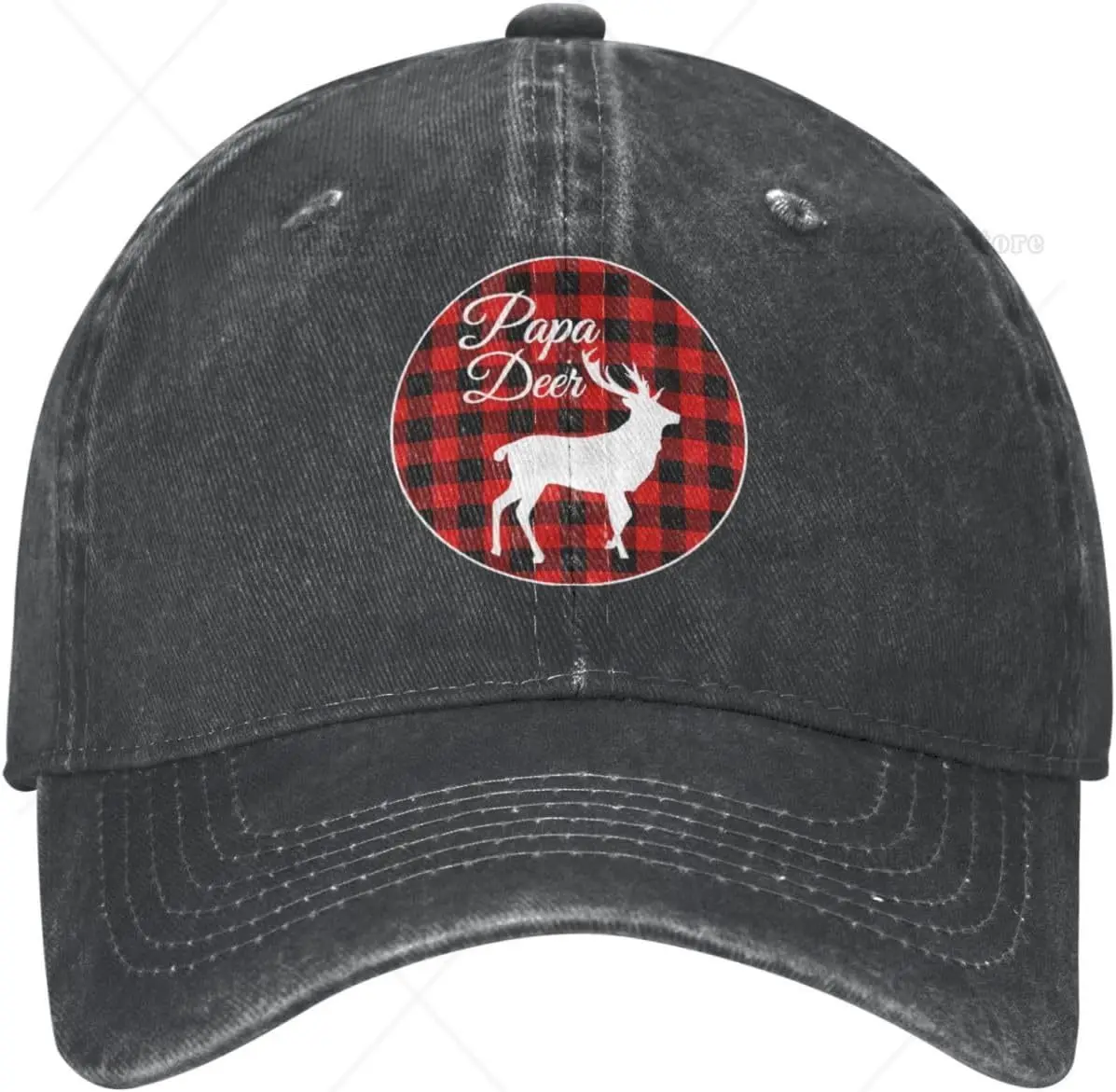 

Xmas Deer Adult Vintage Trucker Dad Hat Camping Vibes Only Baseball Cap Funny Cowboy Hat