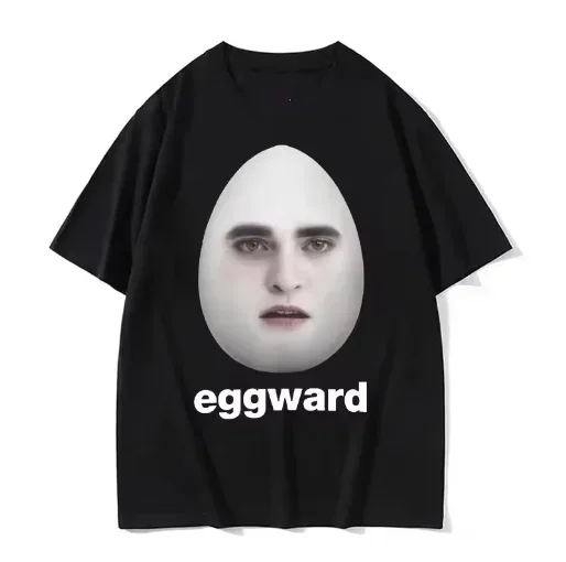 ميمي الشفق Eggward متعة تي شيرت إدوارد كولين روح الدعابة تي شيرت الرجال والنساء عادية القطن قصير الأكمام تي شيرت