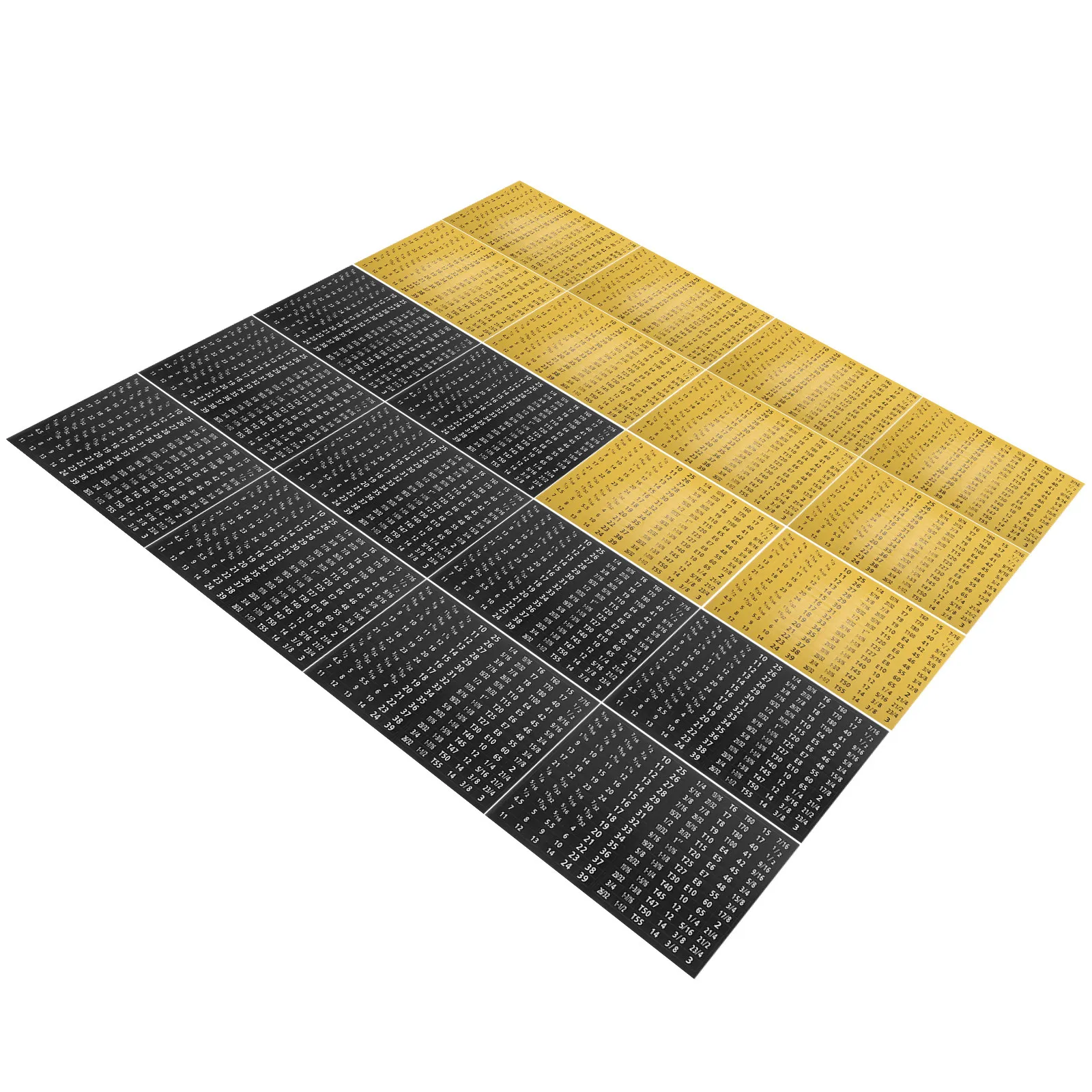 20Sheets Adhesive Socket Wrench Label Stickers High Visibility Color Coded Size Markers for Mechanic Tool Organization