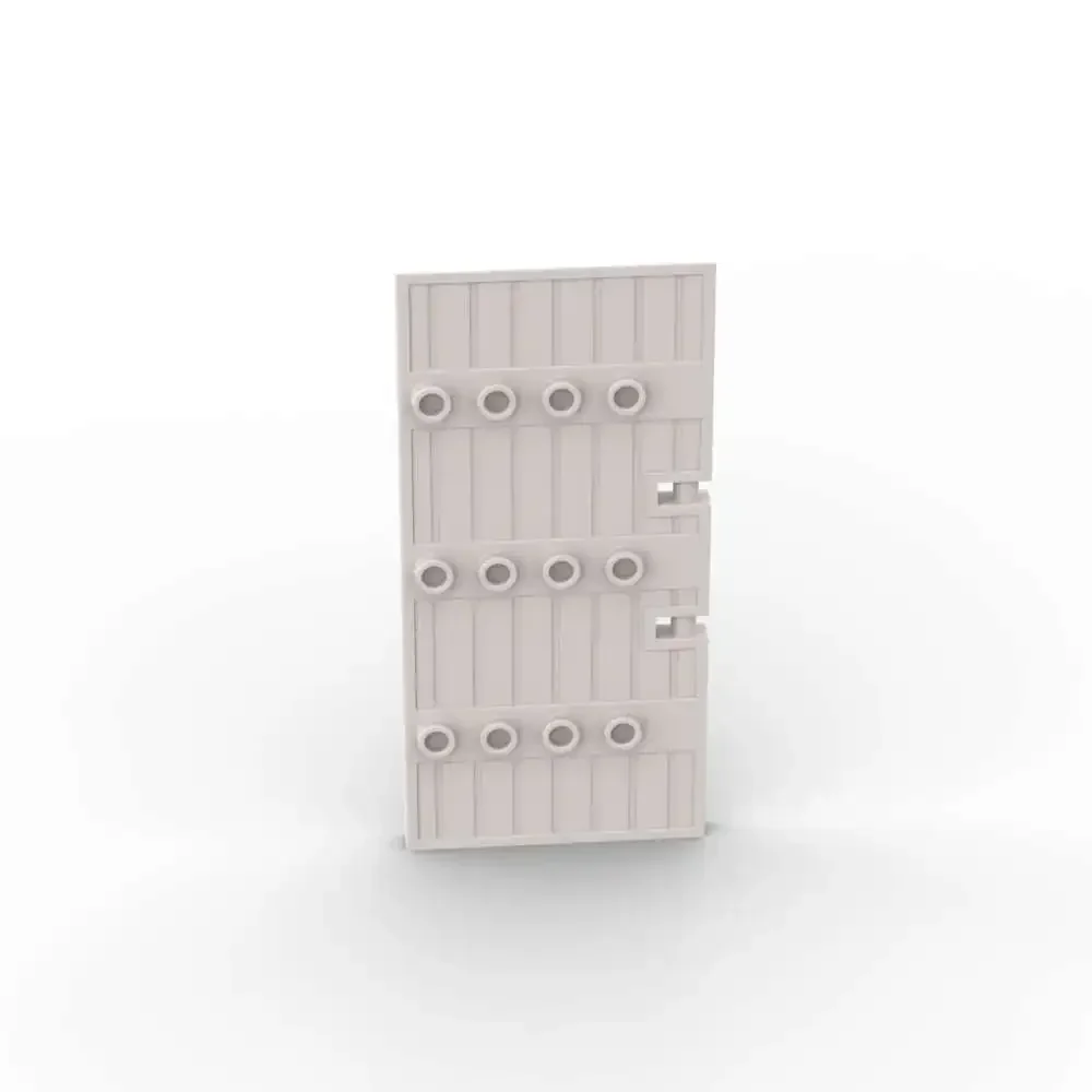 MOC 1 STKS Puzzel Deeltje 87601 Half Blad Grote Houten Poort Bouwstenen Deur Educatief Baksteen Speelgoed Verjaardagscadeau Dropshipping