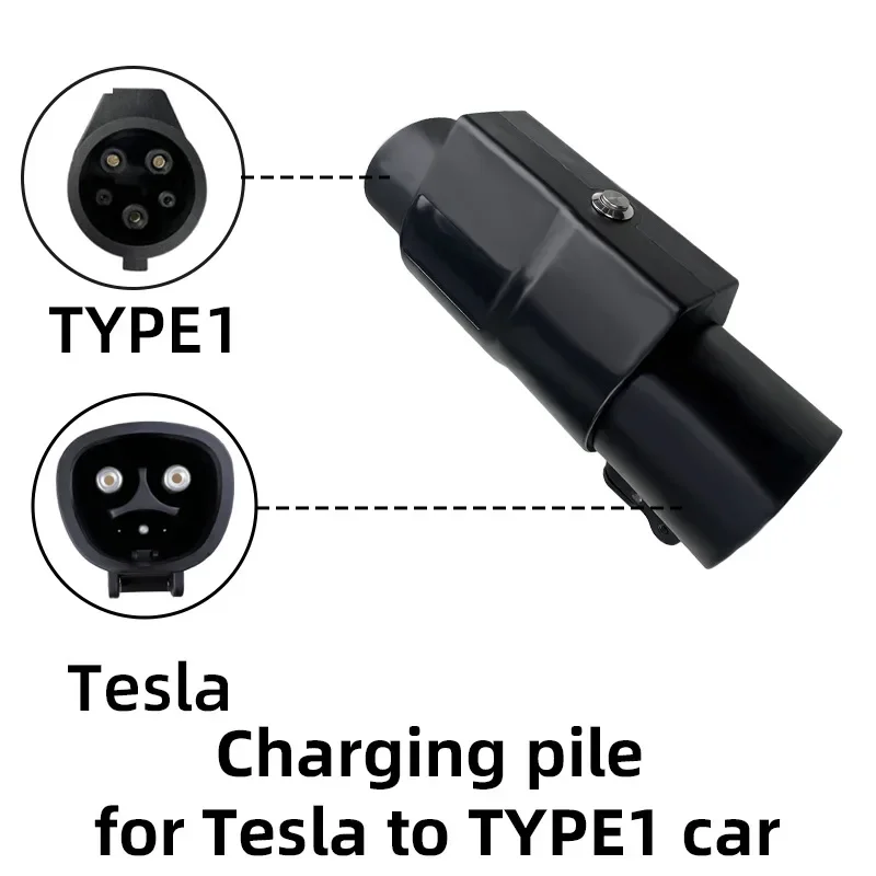 

Tesla to American standard J1772 charging head adapter American gauge gun seat conversion head